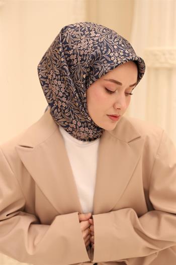 Silk Home Twill İpek Eşarp - 11464-33 Lacivert