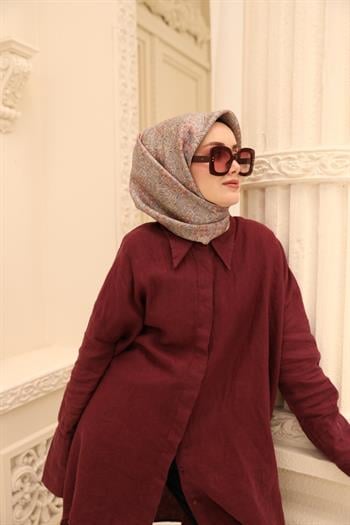 Silk Home Twill İpek Eşarp - 11464-44 Bej 