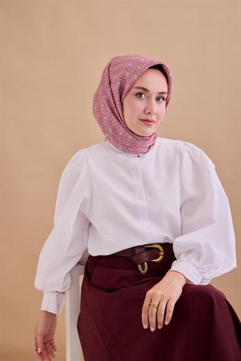 Silk Home Twill İpek Eşarp - 11479-06 Pembe