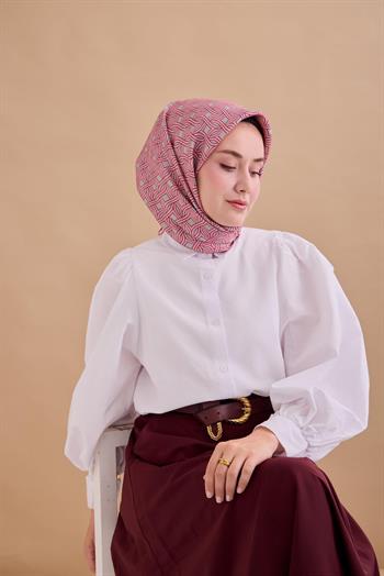 Silk Home Twill İpek Eşarp - 11479-06 Pembe