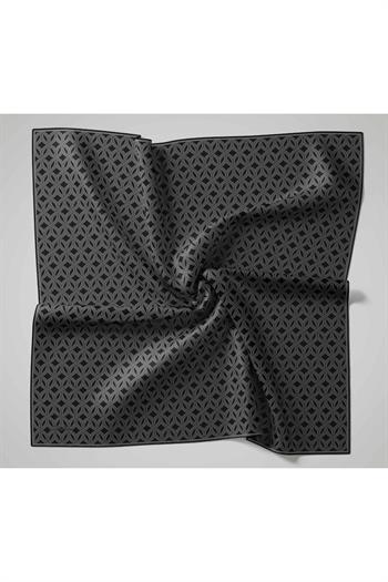 Silk Home Twill İpek Eşarp - 11479-07 Siyah Füme