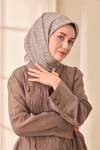 Silk Home Twill İpek Eşarp - 11479-13 Vizon Ekru