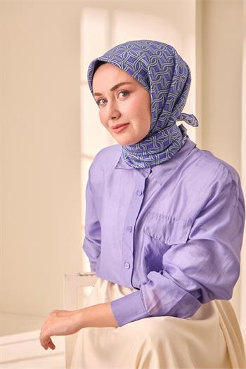 Silk Home Twill İpek Eşarp - 11479-15 Buz Mavisi