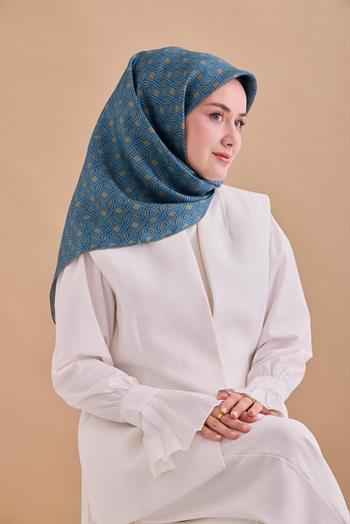 Silk Home Twill İpek Eşarp - 11479-18 Haki