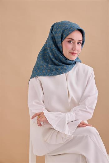 Silk Home Twill İpek Eşarp - 11479-18 Haki