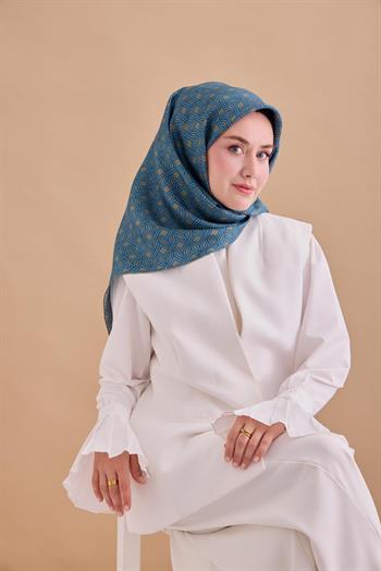 Silk Home Twill İpek Eşarp - 11479-18 Haki