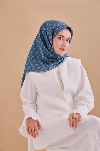 Silk Home Twill İpek Eşarp - 11479-19 Pudra Vizon