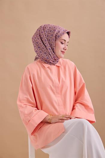 Silk Home Twill İpek Eşarp - 11479-27 Eflatun