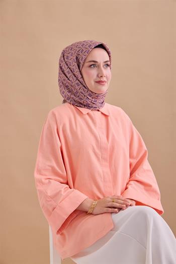 Silk Home Twill İpek Eşarp - 11479-27 Eflatun