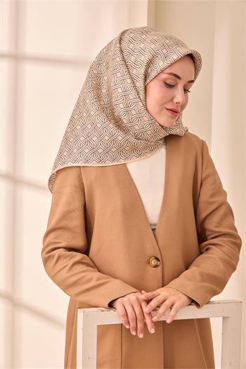 Silk Home Twill İpek Eşarp - 11479-32 Pudra