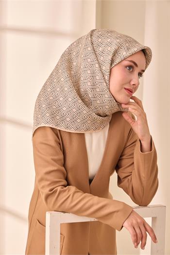 Silk Home Twill İpek Eşarp - 11479-32 Pudra