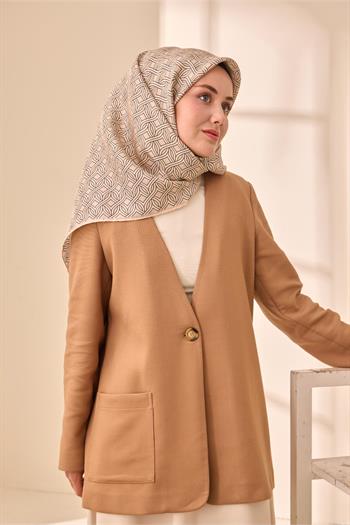 Silk Home Twill İpek Eşarp - 11479-32 Pudra