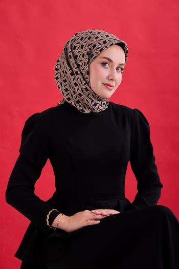 Silk Home Twill İpek Eşarp - 11479-38 Siyah Vizon