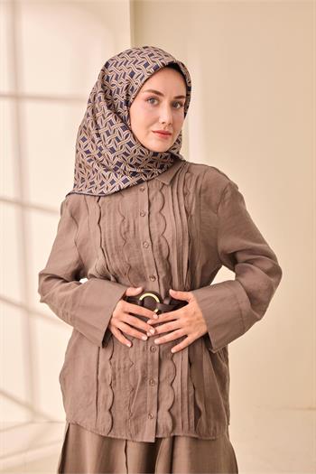 Silk Home Twill İpek Eşarp - 11479-39 Lacivert Vizon