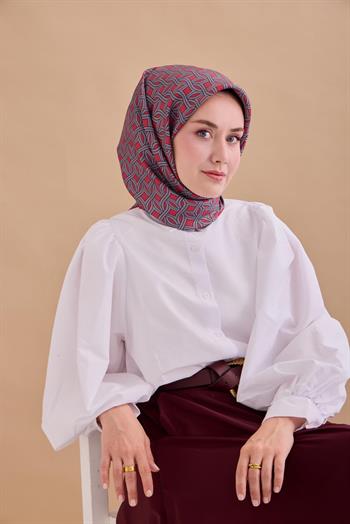 Silk Home Twill İpek Eşarp - 11479-40 Kırmızı