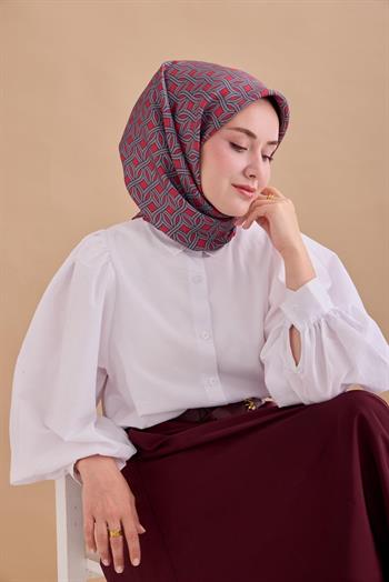 Silk Home Twill İpek Eşarp - 11479-40 Kırmızı