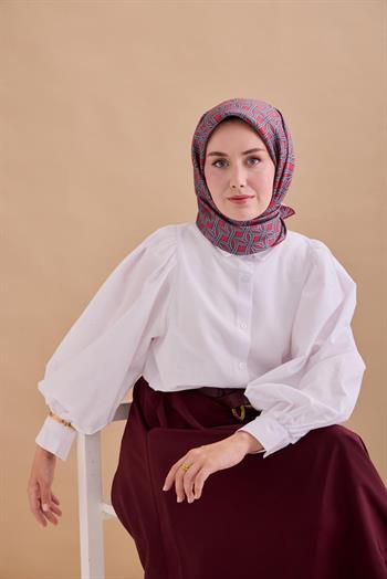 Silk Home Twill İpek Eşarp - 11479-40 Kırmızı