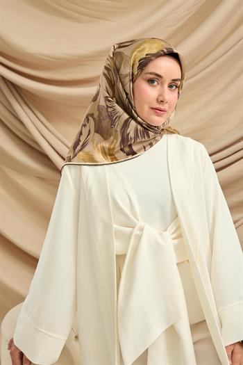 Silk Home Twill İpek Eşarp - 11480-65 Vizon