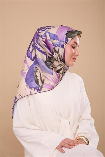 Silk Home Twill İpek Eşarp - 11480-71 Taş Yeşil