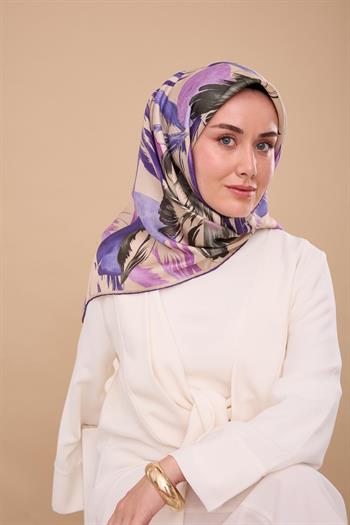 Silk Home Twill İpek Eşarp - 11480-71 Taş Yeşil