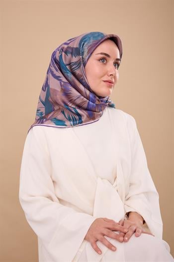 Silk Home Twill İpek Eşarp - 11480-78 Pudra Mavi 