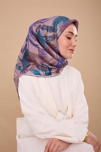 Silk Home Twill İpek Eşarp - 11480-78 Pudra Mavi 