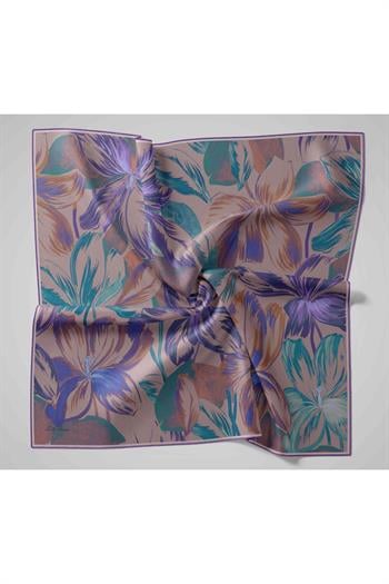 Silk Home Twill İpek Eşarp - 11480-78 Pudra Mavi 