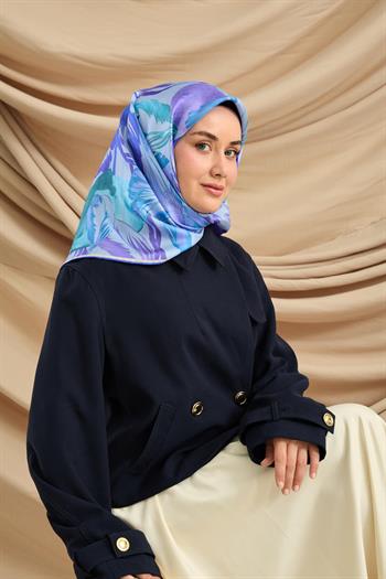 Silk Home Twill İpek Eşarp - 11480-79 Bebe Mavi