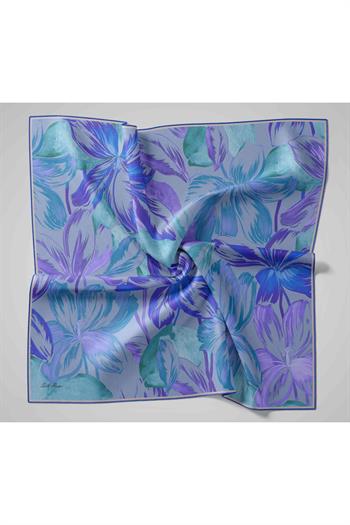 Silk Home Twill İpek Eşarp - 11480-79 Bebe Mavi