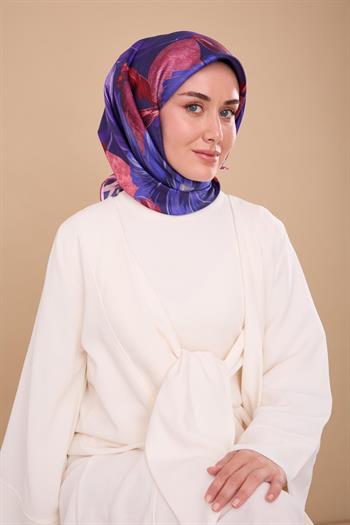 Silk Home Twill İpek Eşarp - 11480-86 Morcivert