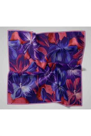 Silk Home Twill İpek Eşarp - 11480-86 Morcivert