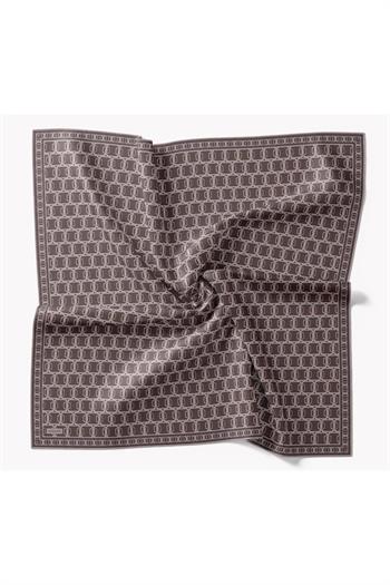Silk Home Twill İpek Eşarp - 11521-04 Kahverengi