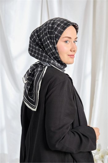 Silk Home Twill İpek Eşarp - 11539-12 Siyah