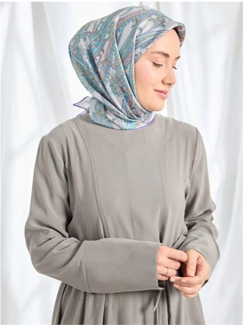 Silk Home Twill İpek Eşarp - 11542-09 Gümüş