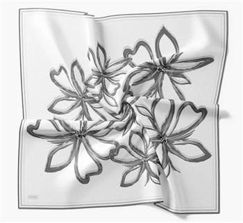 Silk Home Twill İpek Eşarp - 11548-04 Beyaz