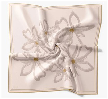 Silk Home Twill İpek Eşarp - 11548-18 Pudra