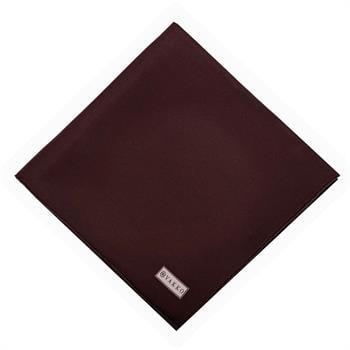 Vakko Düz Twill İpek Eşarp Biyeli - Bordo