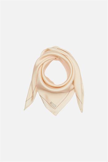 Vakko Düz Twill İpek Eşarp - Ekru