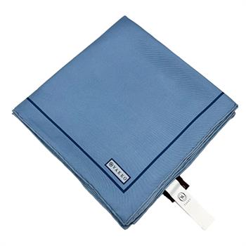 Vakko Düz Twill İpek Eşarp - Gök Mavi