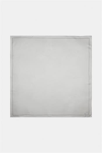 Vakko Düz Twill İpek Eşarp - Gri