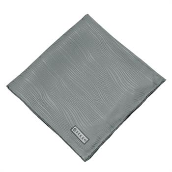 Vakko Jakarlı İpek Eşarp - Dalga Desen - Gri