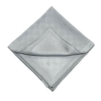 Vakko Jakarlı İpek Eşarp - Yeni Hologram - Açık Gümüş