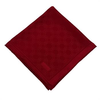 Vakko Jakarlı İpek Eşarp - Yeni Hologram - Kırmızı