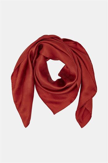 Vakko Jakarlı İpek Eşarp - Yeni Hologram - Kırmızı