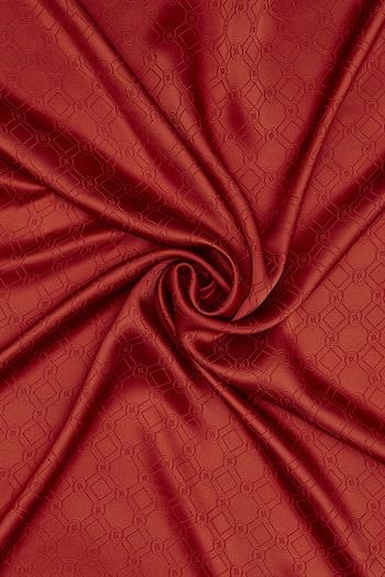 Vakko Jakarlı İpek Eşarp - Yeni Hologram - Kırmızı