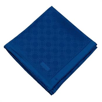 Vakko Jakarlı İpek Eşarp - Yeni Hologram - Kot Mavisi