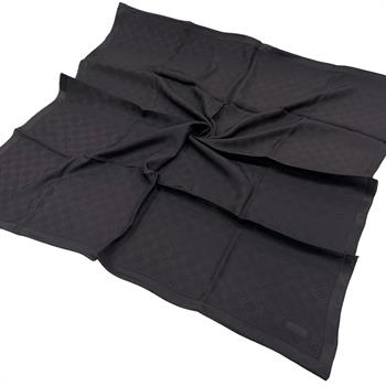 Vakko Jakarlı İpek Eşarp - Yeni Hologram - Koyu Antrasit