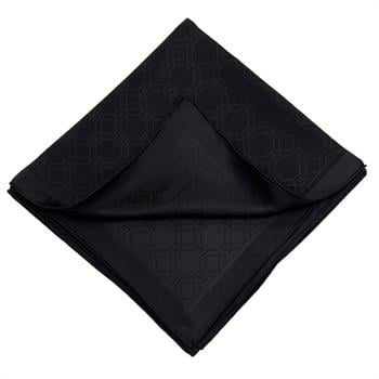 Vakko Jakarlı İpek Eşarp - Yeni Hologram - Koyu Antrasit