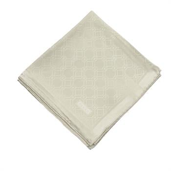 Vakko Jakarlı İpek Eşarp - Yeni Hologram - Krem