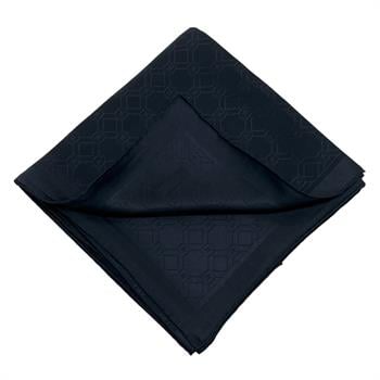 Vakko Jakarlı İpek Eşarp - Yeni Hologram - Lacivert